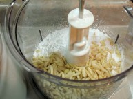Almond flour: first spin in the processor