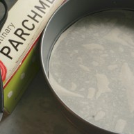 Baumkuchen Lining the Pan