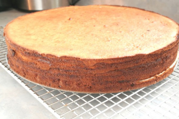 Baumkuchen Baked cake with darker Edges