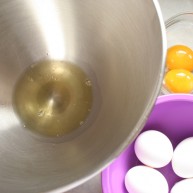 Baumkuchen Separated Eggs